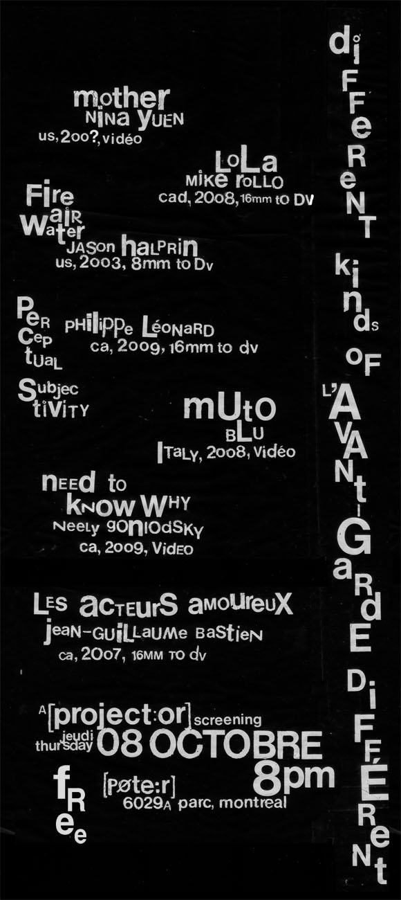 different kind(s) of avant-garde 